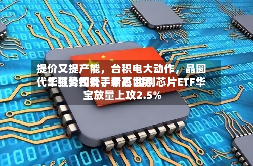 提价又提产能，台积电大动作，晶圆代工强势拉升	，中芯世界	、华虹公司携手新高 科创芯片ETF华宝放量上攻2.5%-第3张图片